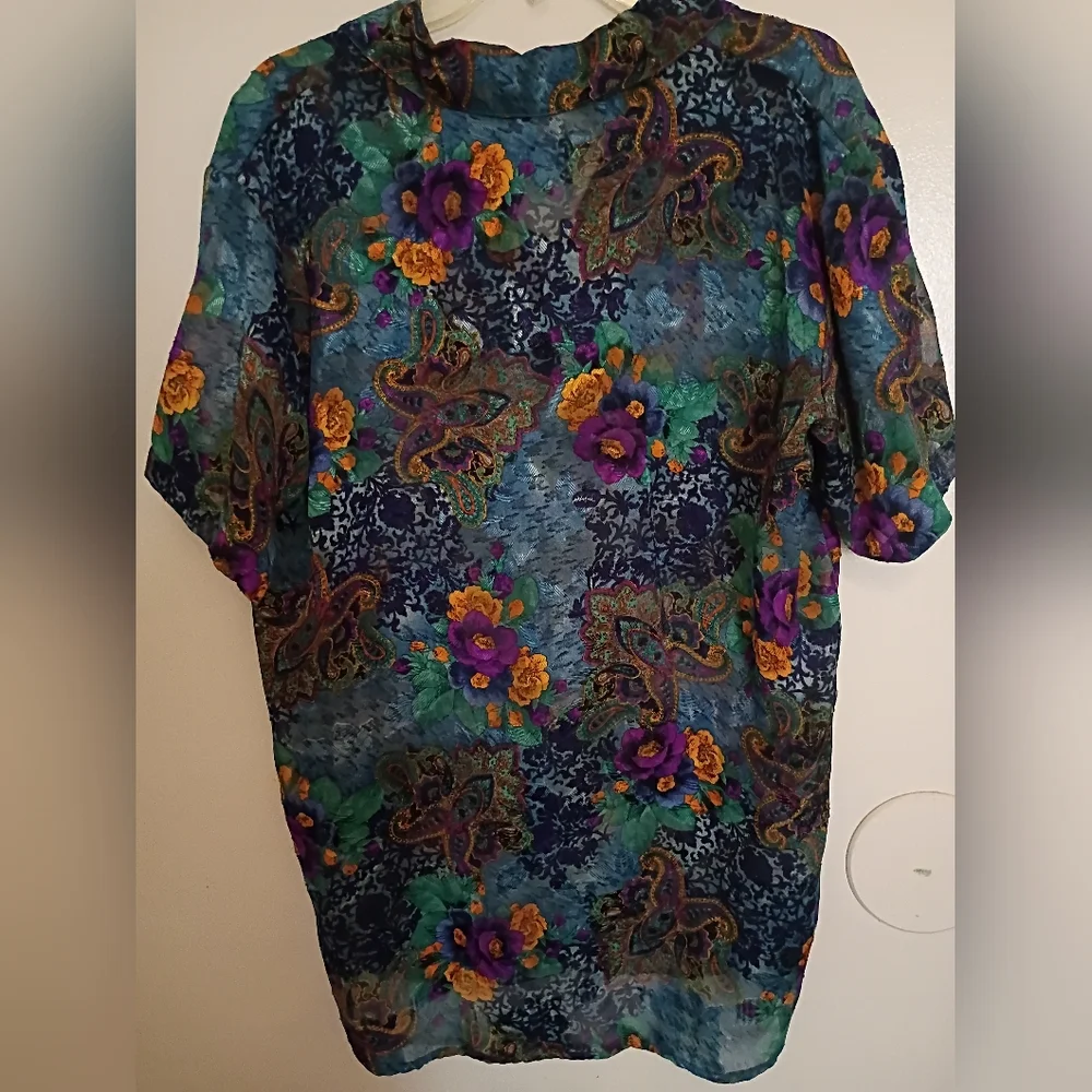 Victoria Secret Gold Label Floral Patterned Women's Sleep Wear Sz‎ M